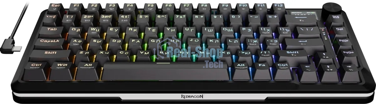 Клавиатура беспроводная Defender Redragon Flekact Pro black (USB/BT, 81 клавиша)