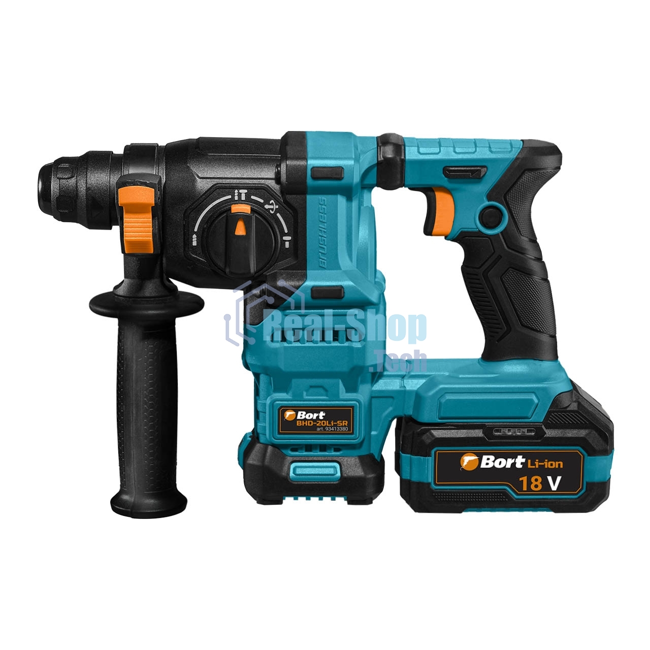 Перфоратор Bort BHD-20Li-SR, SDS-plus, 18 В, 2.2 Дж, от аккумулятора