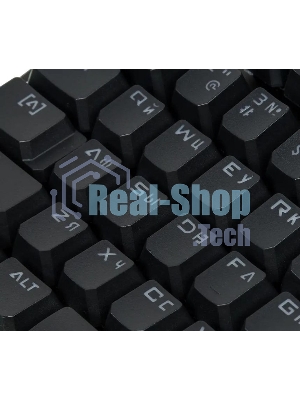 Клавиатура проводная A4 B975 механическая черный USB Gamer LED (подставка для запястий)