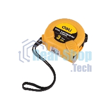 Рулетка Deli DL9003B 3мx16мм Метрическая. Корпус ударопрочный.