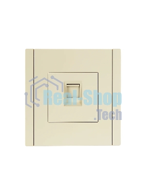 Розетка компьютерная IEK FORTE&PIANO FP432 RJ45 кат.5E ваниль