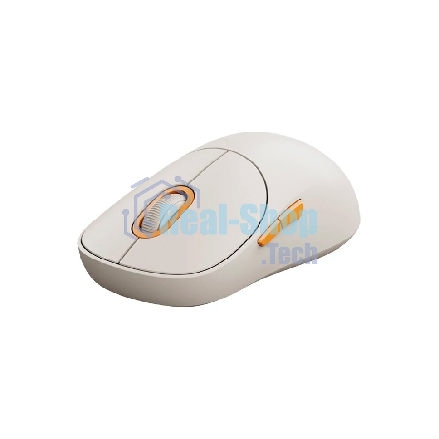 Мышь беспроводная Xiaomi Wireless Mouse 3 белый, 1200 dpi, радиоканал, Bluetooth, USB, кнопки - 5