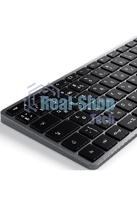 Клавиатура беспроводная Satechi Slim X2 Bluetooth Backlit Keyboard, Bluetooth, Серый ST-BTSX2M-RU