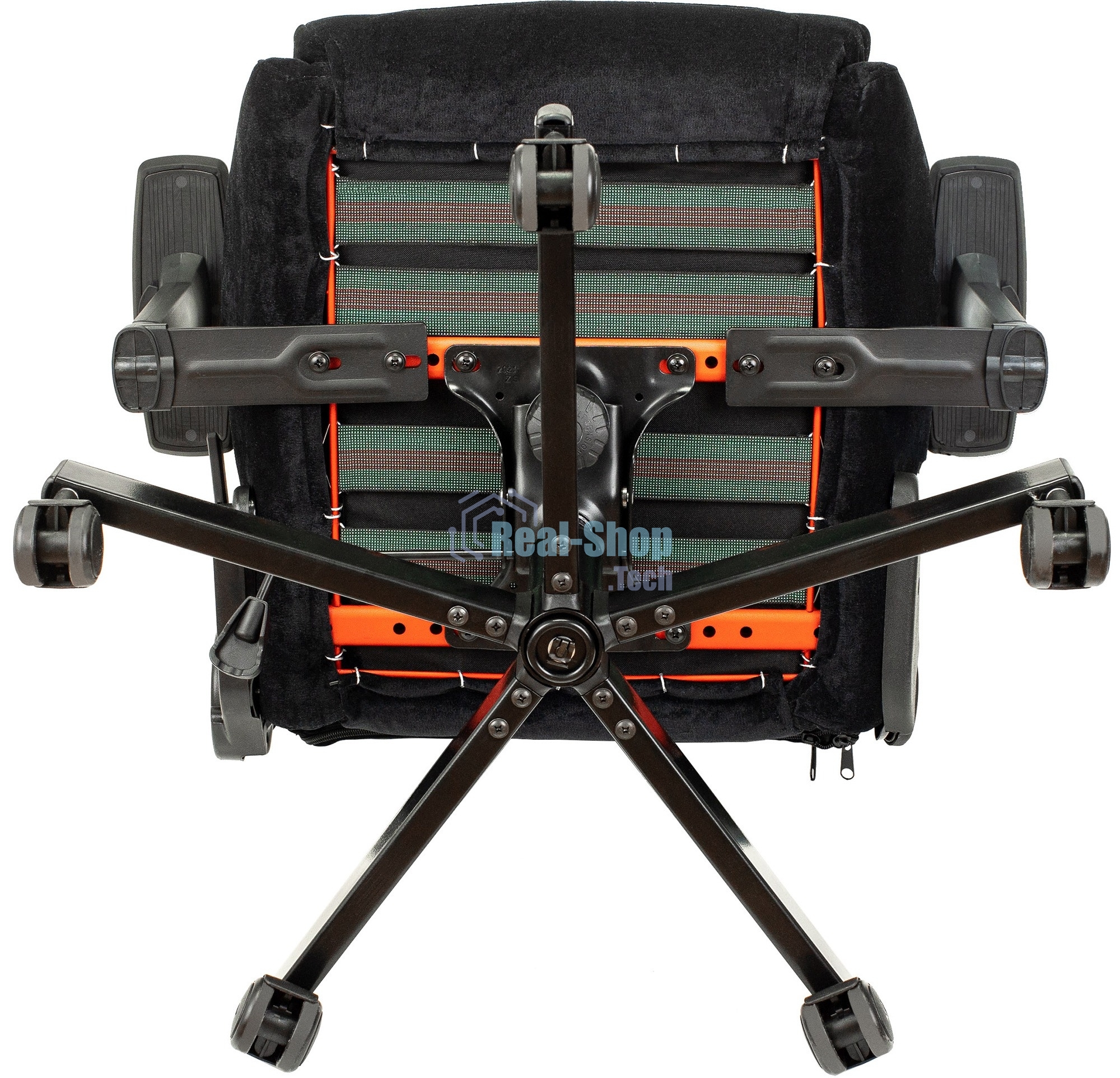 Кресло игровое Бюрократ Knight N1 Fabric черный Light-20, с подголов. крестовина металл