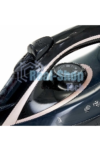 Утюг DELTA LUX DE-3001 черный с бронзовым, 2000 Вт