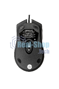 Мышь проводная Nakatomi MON-06U черный, 800 dpi, USB, кнопки - 3