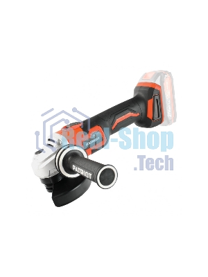 Угловая шлифовальная машина (УШМ) PATRIOT PATRIOT AG 125Li UES (Без ЗУ и АКБ) в коробке, двигатель: бесщеточный, 8000об/мин