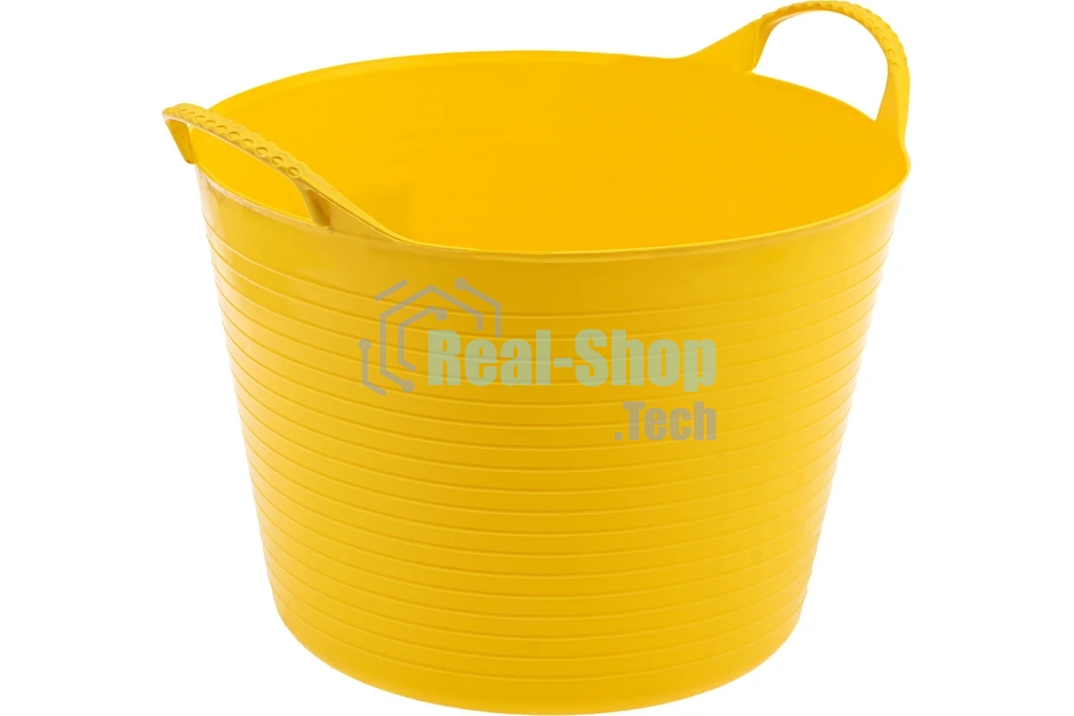 Ведро гибкое Сибртех сверхпрочное 14 л, желтый