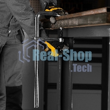 Струбцина Denzel F-образная, 100x400 мм, кованая