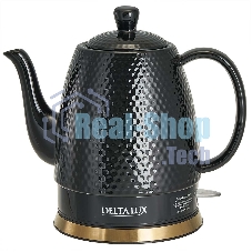 Чайник электрический Delta Lux DE-1021 черный