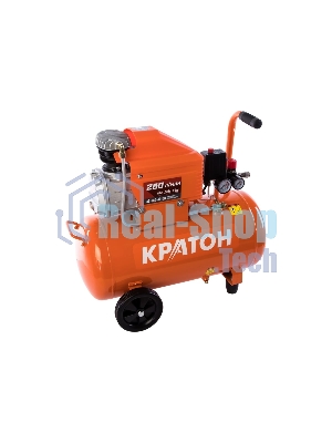 Компрессор КРАТОН AC-280-40-D Dпрямой 220В 2000Вт 280л/мин ресивер40л 32кг