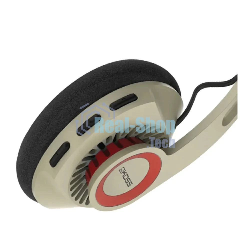 Беспроводные/проводные наушники KOSS KPH30 Wireless бежевый, накладные, Bluetooth + проводной, до 12 ч