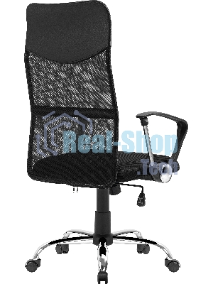 Кресло Defender ATX черный, сетка, 120 кг, механизм качания