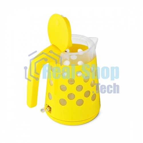 Чайник электрический BQ KT1713P Yellow. Мощность:2200 Вт, Объем 1,7л, LED подсветка
