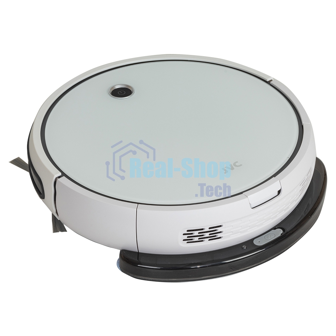 Робот-пылесос JVC JH-VR510 белый, 2500 мА·ч Li-Ion, уборка сухая/влажная, пылесборник контейнер 0.5 л