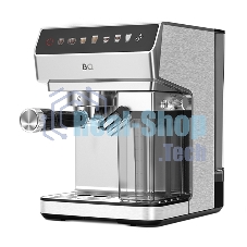 Кофеварка рожковая BQ CM7004 стальной, исп. кофе - молотый, 1,6 л, 1450 Вт, 20 бар