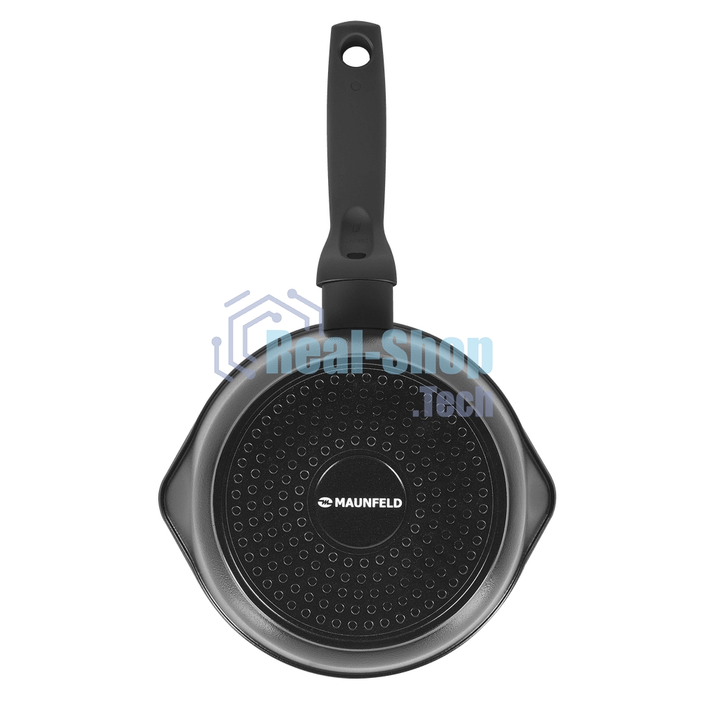 Ковш Maunfeld OSVALD MF15SVLD15SP универсальный из литого алюминия со стеклянной крышкой, 1,5 л