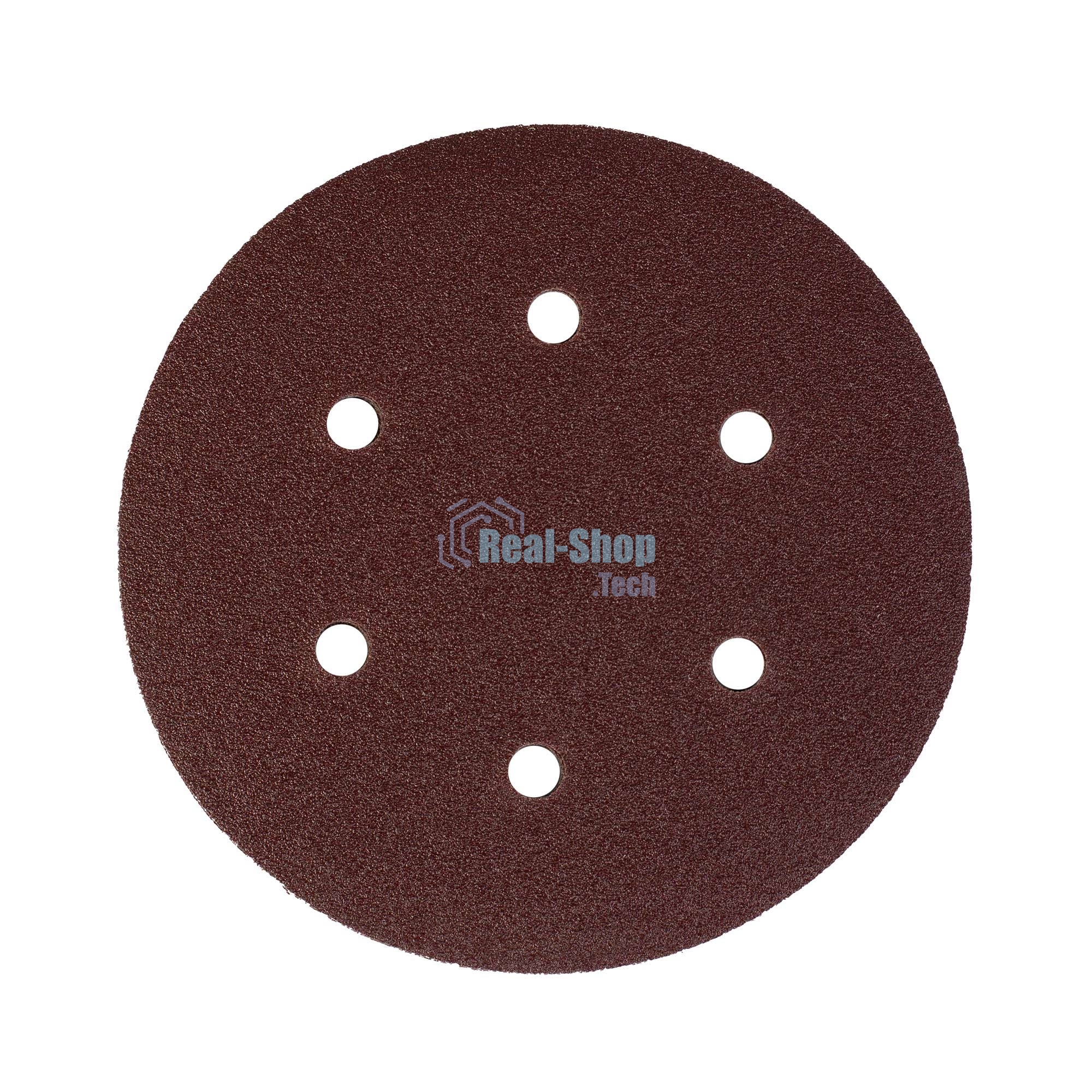 Круг шлифовальный PATRIOT на липучке, 150 мм, 6 отверстий, Р120, 5 шт