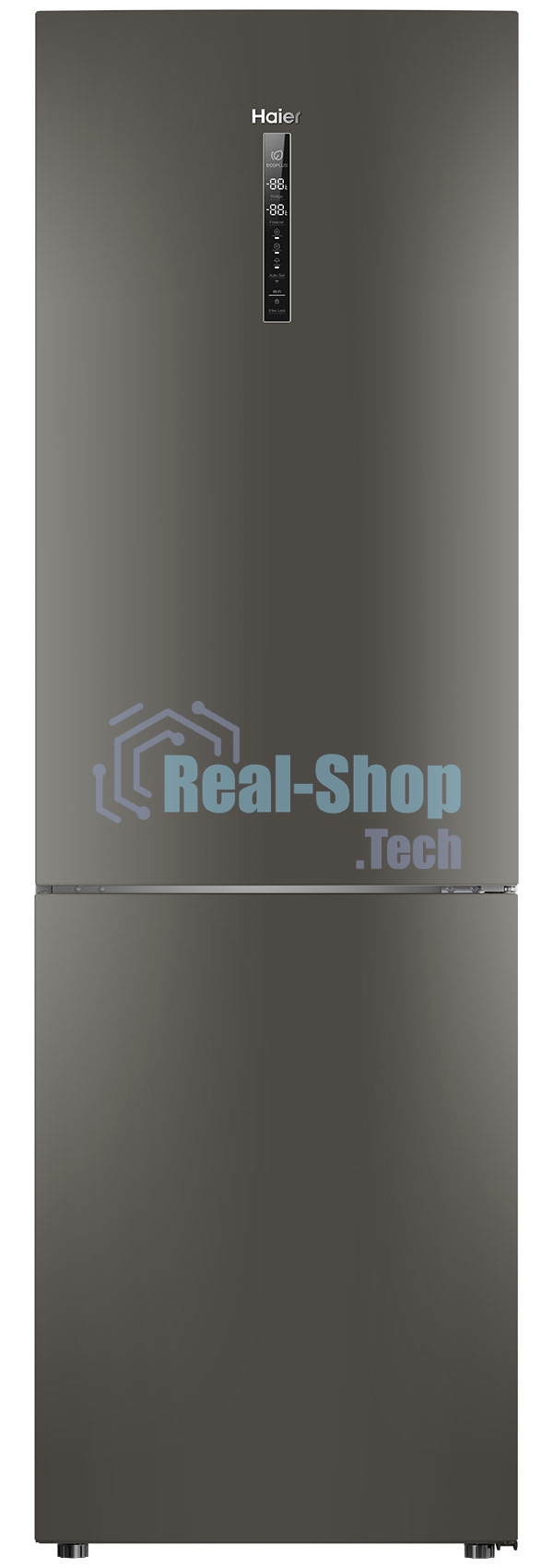 Холодильник Haier C2F636CFRGU1 серебристый двухкамерный 256/108 л морозилка снизу, No Frost