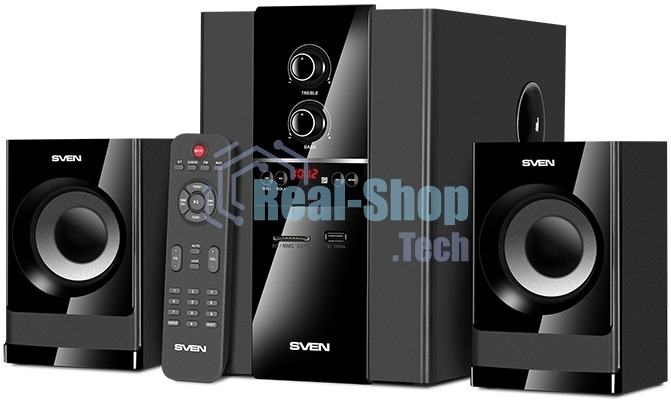 Акустическая система SVEN MS-1821 2.1 черный 40Вт BT