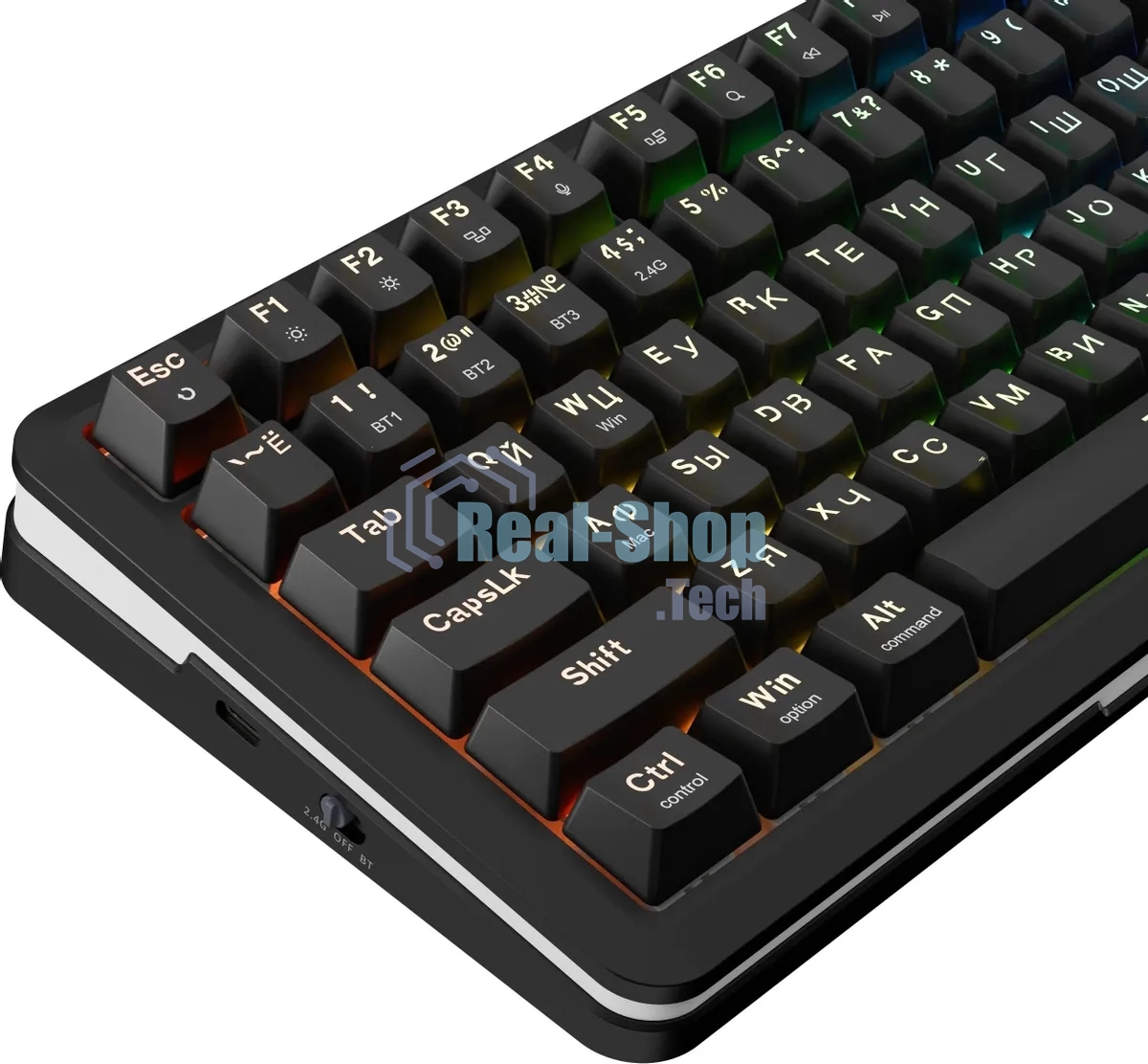 Клавиатура беспроводная Defender Redragon Flekact Pro black (USB/BT, 81 клавиша)