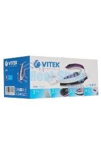 Утюг дорожный Vitek VT-8305 1000Вт белый/фиолетовый