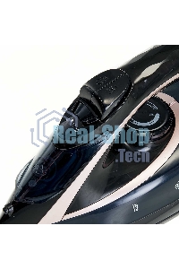 Утюг DELTA LUX DE-3001 черный с бронзовым, 2000 Вт