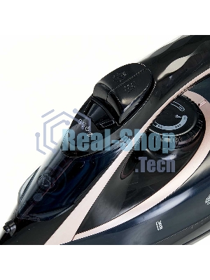 Утюг Delta Lux DE-3001 черный/бронзовый, 2000 Вт, 20±5 г/мин, 130 г/мин, 320 мл