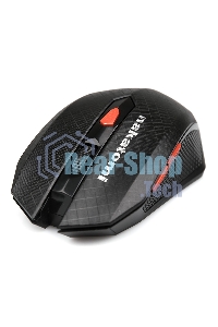 Мышь беспроводная Nakatomi MRON-08U черный, 1600 dpi, радиоканал, USB, кнопки - 6