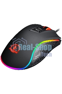 Мышь проводная Jet.A Panteon PS88 черный, 6200 dpi, USB, кнопки - 9