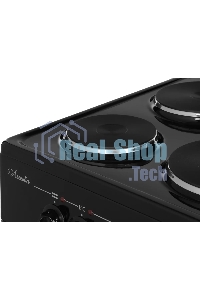 Плита электрическая Лысьва ЭП 301 МС черный, конфорок 3 электрических, духовка 57 л, 50 см x 85 см x 60 см (без крышки)