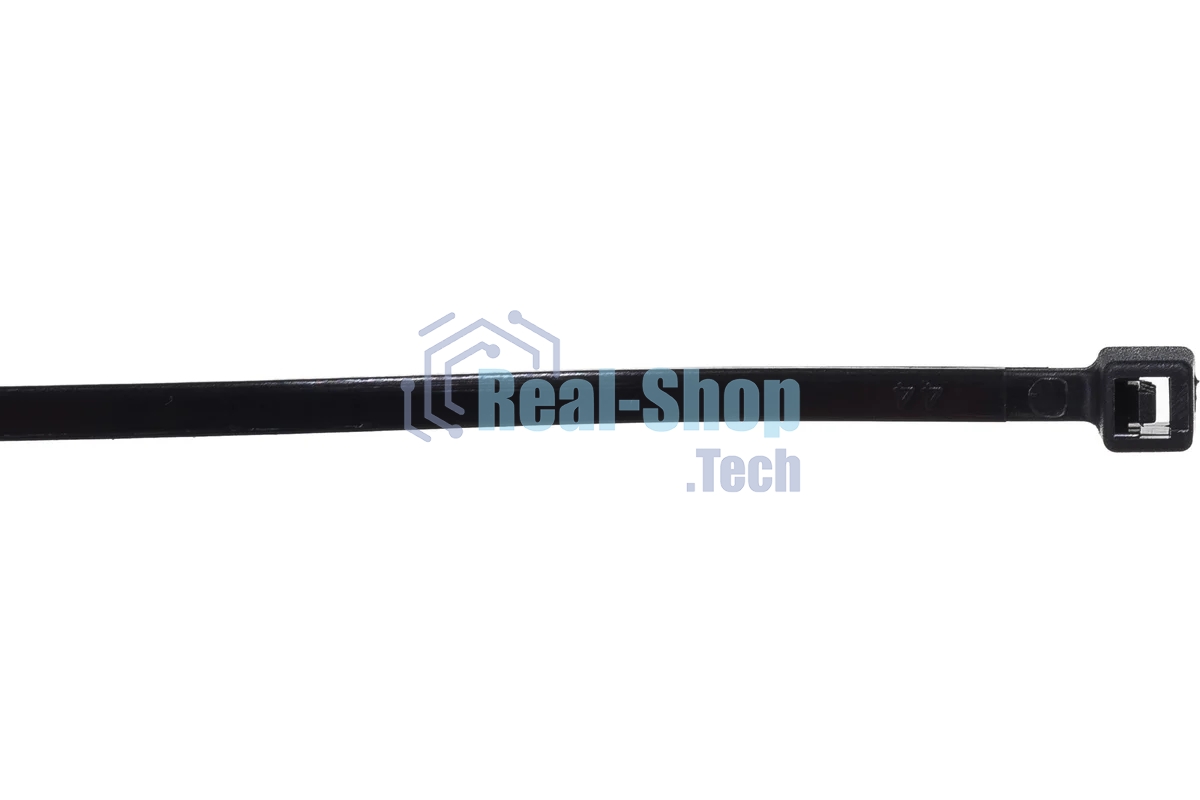 Нейлоновые стяжки Fortisflex КСС 3х100 черный 100 штук