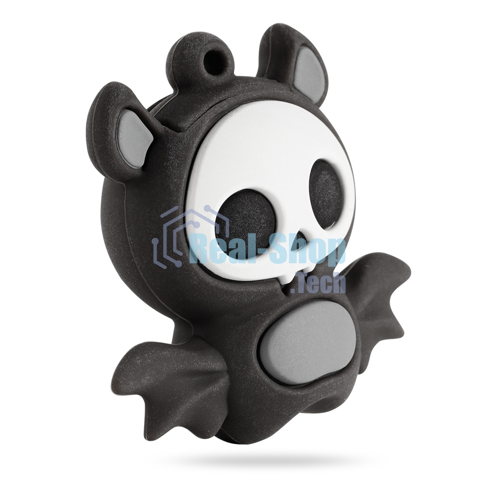 Флешка USB Smartbuy Wild Bat (SB32GbBat), 32Gb, USB 2.0, R/W 25/15, черный/серый/белый