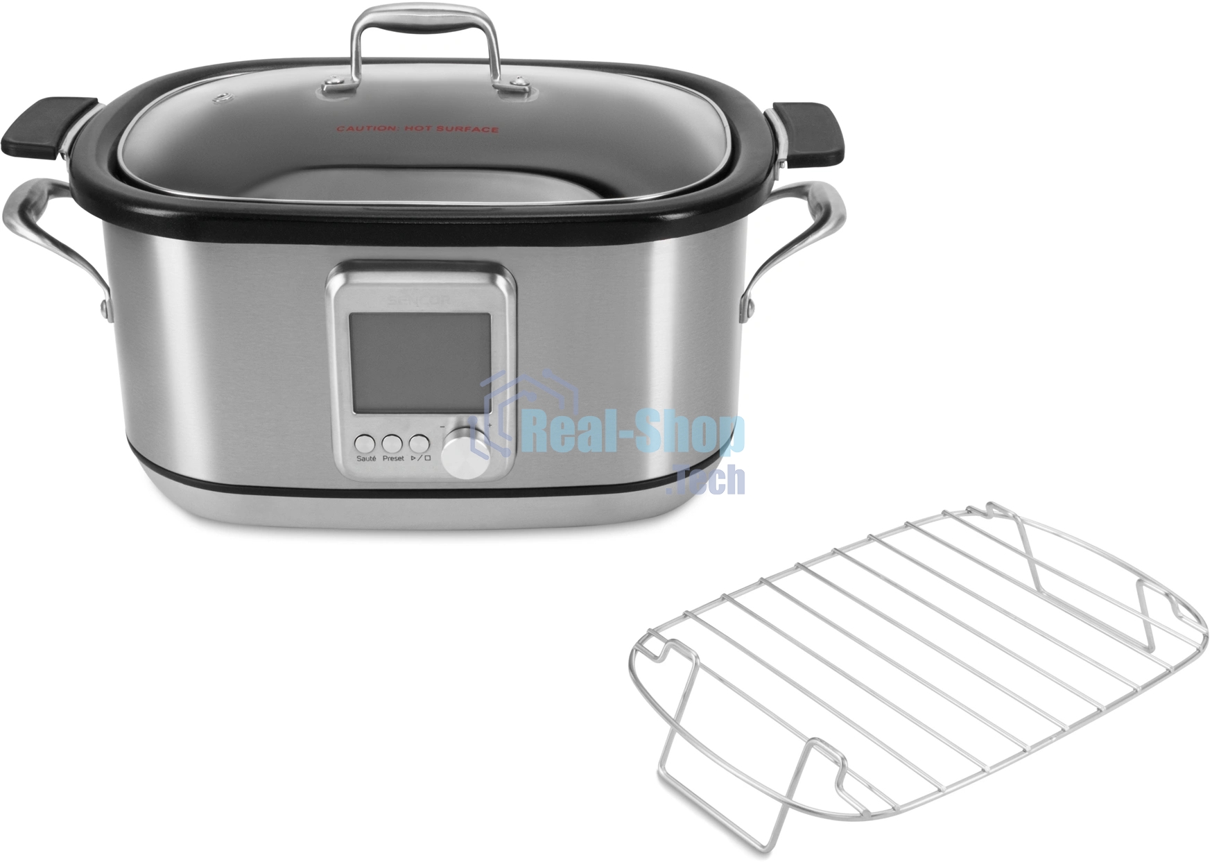 Мультиварка Rondell RDE-MC608 6л 1250Вт серебристый/серый