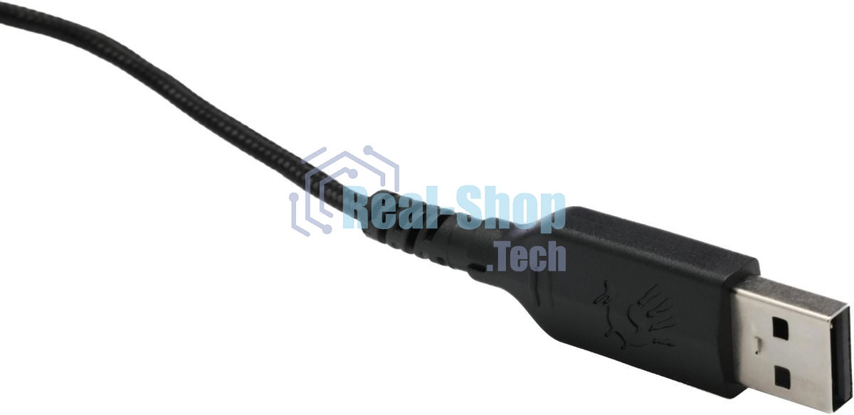 Мышь проводная A4Tech Bloody V9M черный, 4000 dpi, USB, кнопки - 9