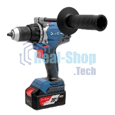 Дрель-шуруповерт DongCheng DCJZ06-13, 20 В, 5 Ач, 120 Нм, бесщеточный