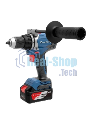 Дрель-шуруповерт DongCheng DCJZ06-13, 20 В, 5 Ач, 120 Нм, бесщеточный
