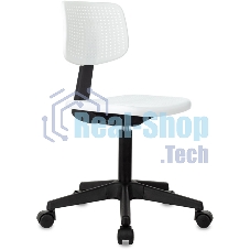 Кресло детское Бюрократ CH 200 белый пластик крестов. пластик