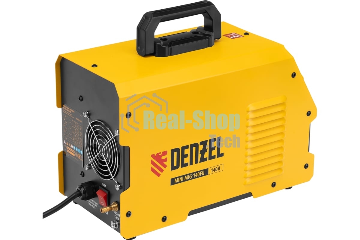 Аппарат инвертор. полуавтомат. сварки Denzel Mini MIG-140FG, 140 А, ПВ 60%