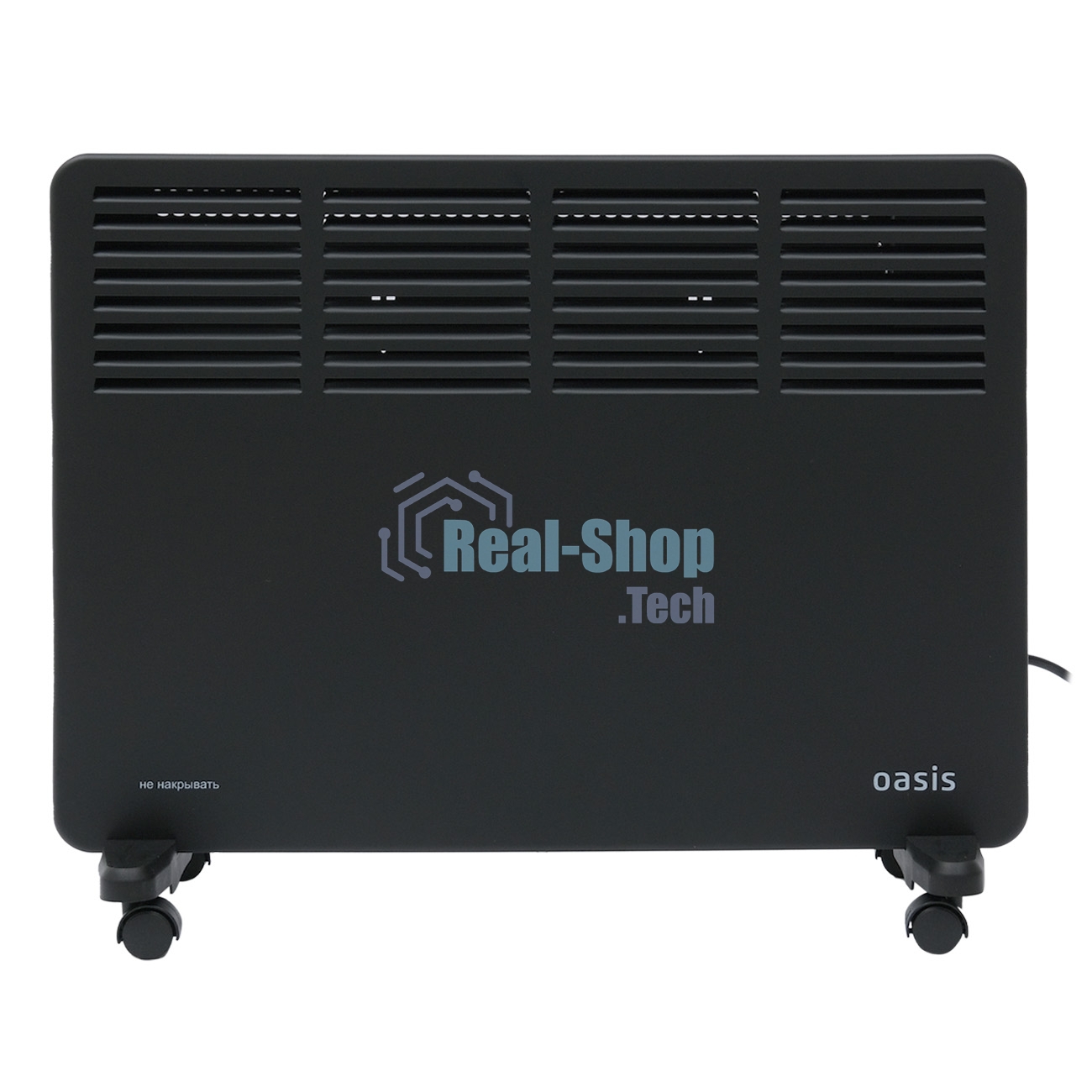 Конвектор Oasis KM-15B черный, 1500 Вт, 20 м2, термостат