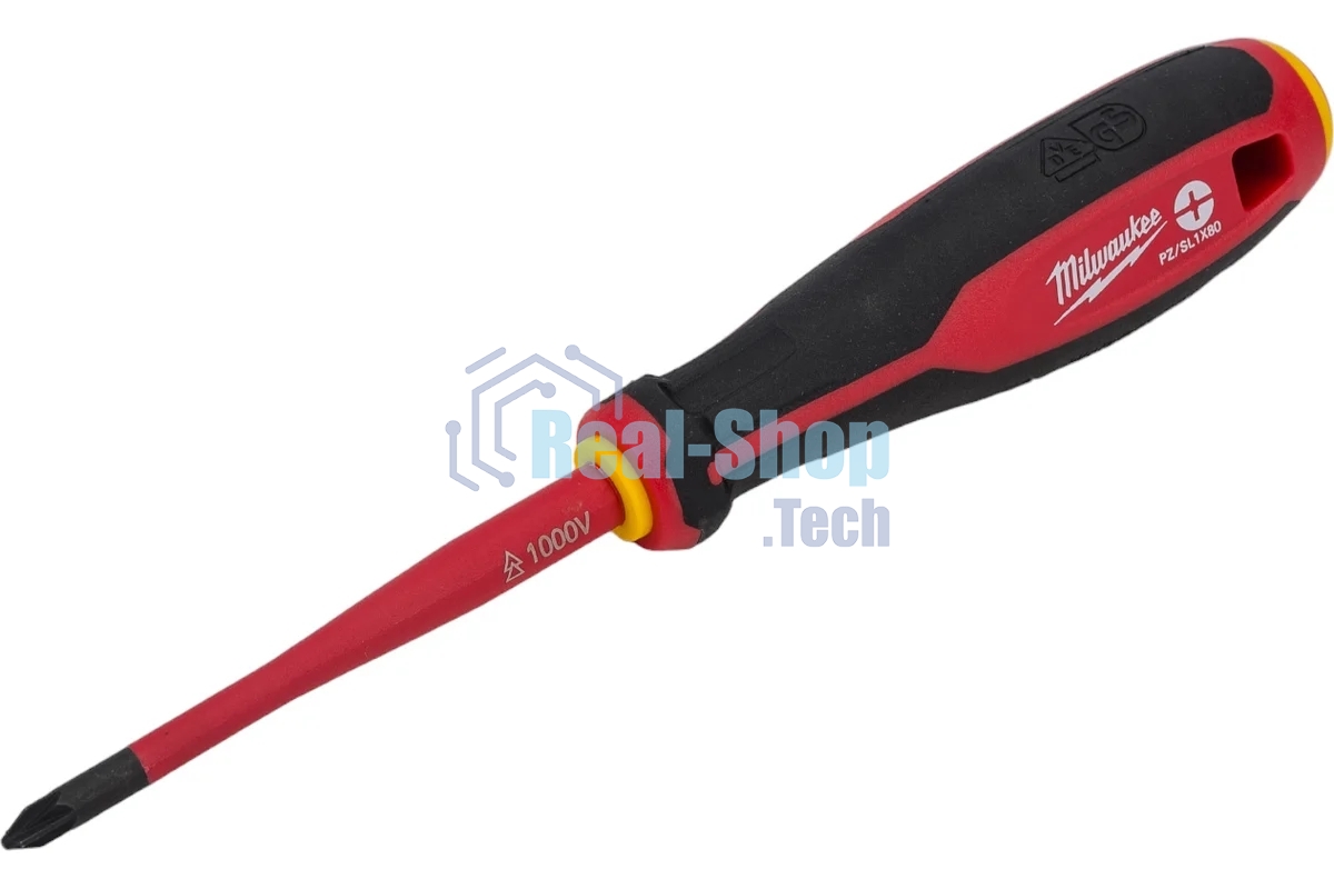 Отвертка трехгранная изолированная Milwaukee VDE PZ/SL1 X80 (4932478735)