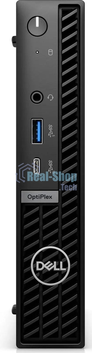 Мини ПК Dell Optiplex 7020 Micro i3 14100T (2.7) 8Gb SSD 256Gb UHDG 730 Win 11Pro GbitEth 260W мышь клавиатура черный (7020-3861)