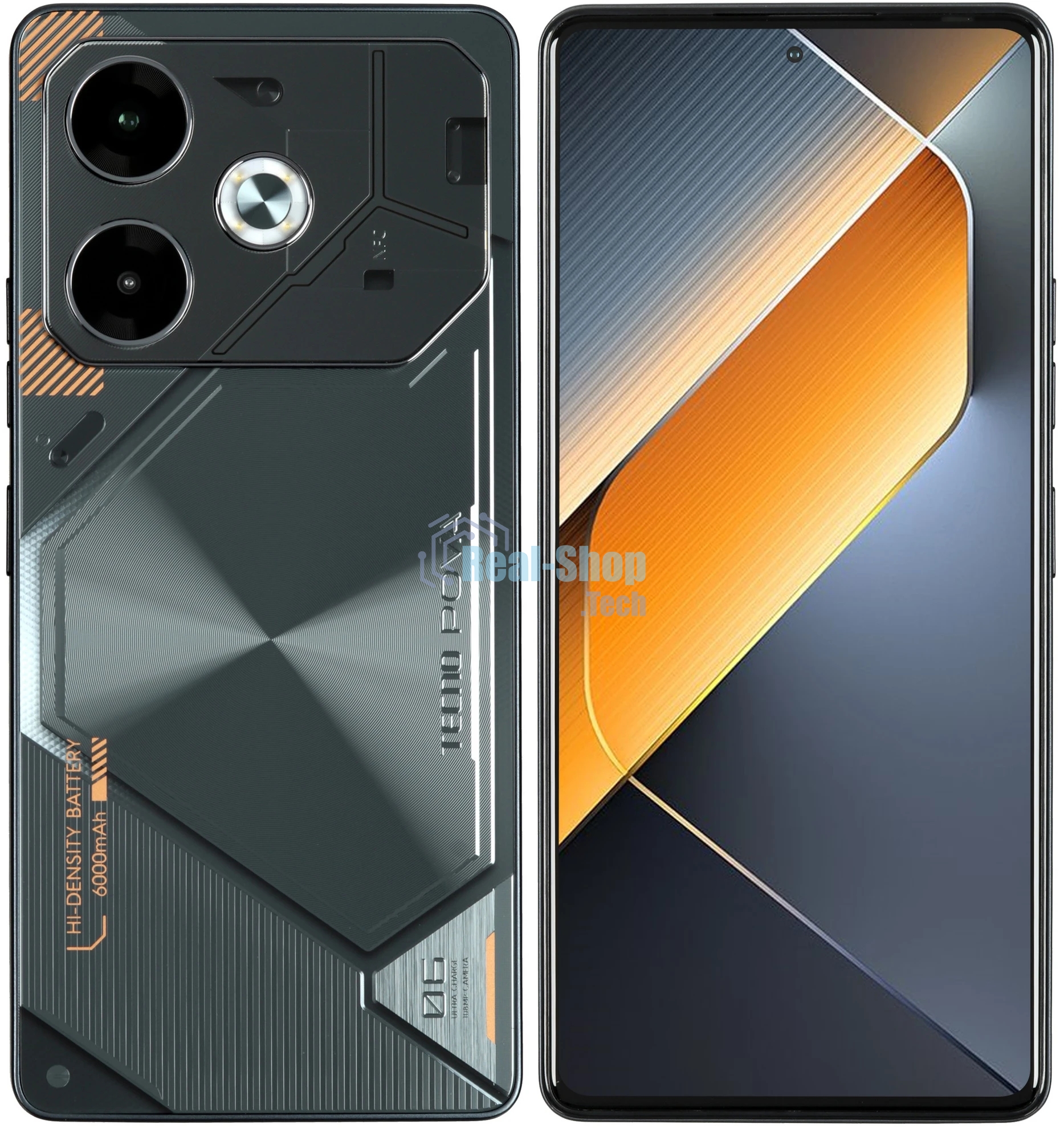 Смартфон Tecno Pova 6 LI7 8/256Gb, серый