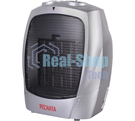 Тепловентилятор Ресанта ТВК-1, серебристый, 900/1800 Вт, 18 м2, термостат 67/2/3