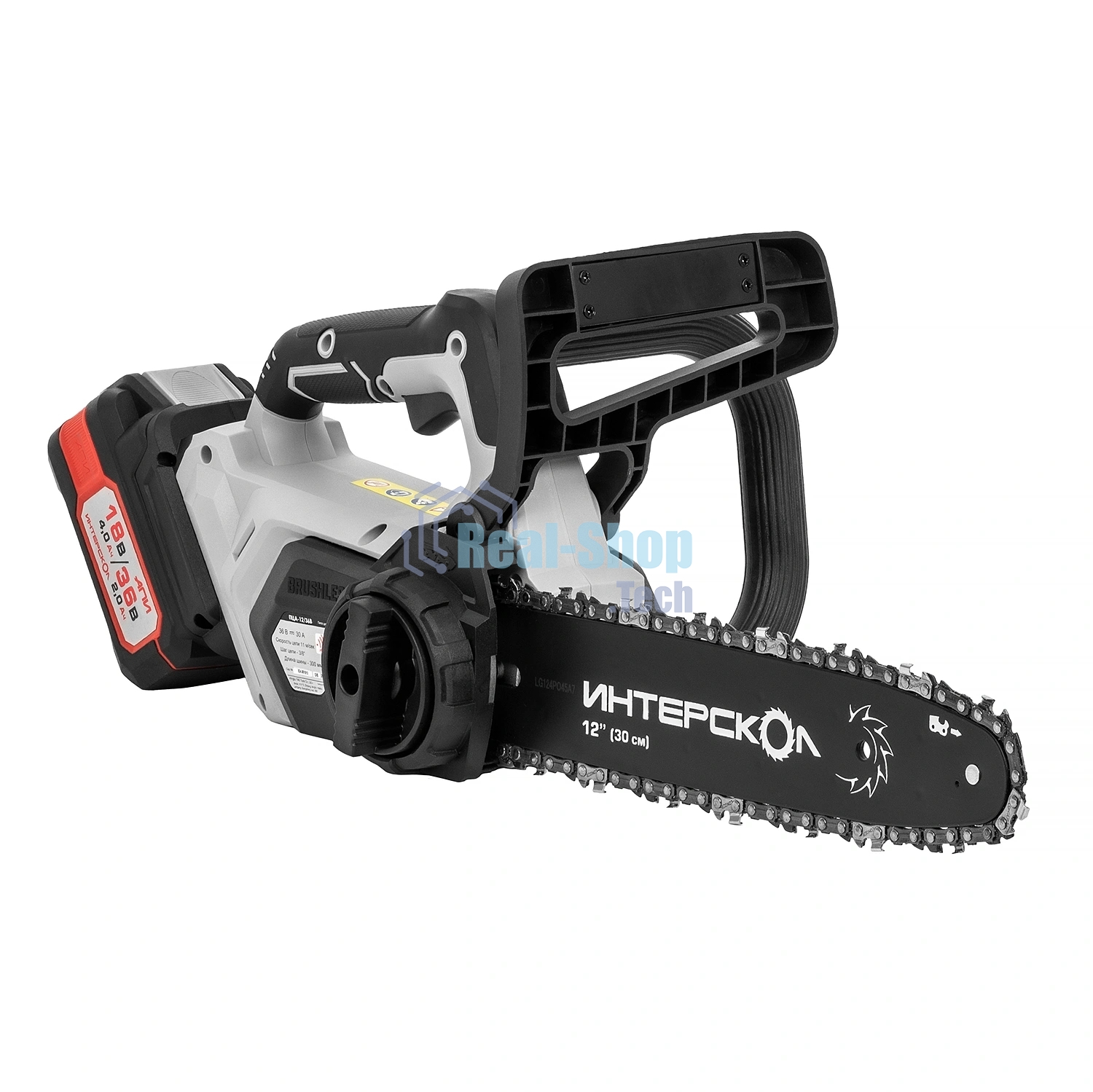 Цепная пила Интерскол ПЦА-12/36В дл.шины:12