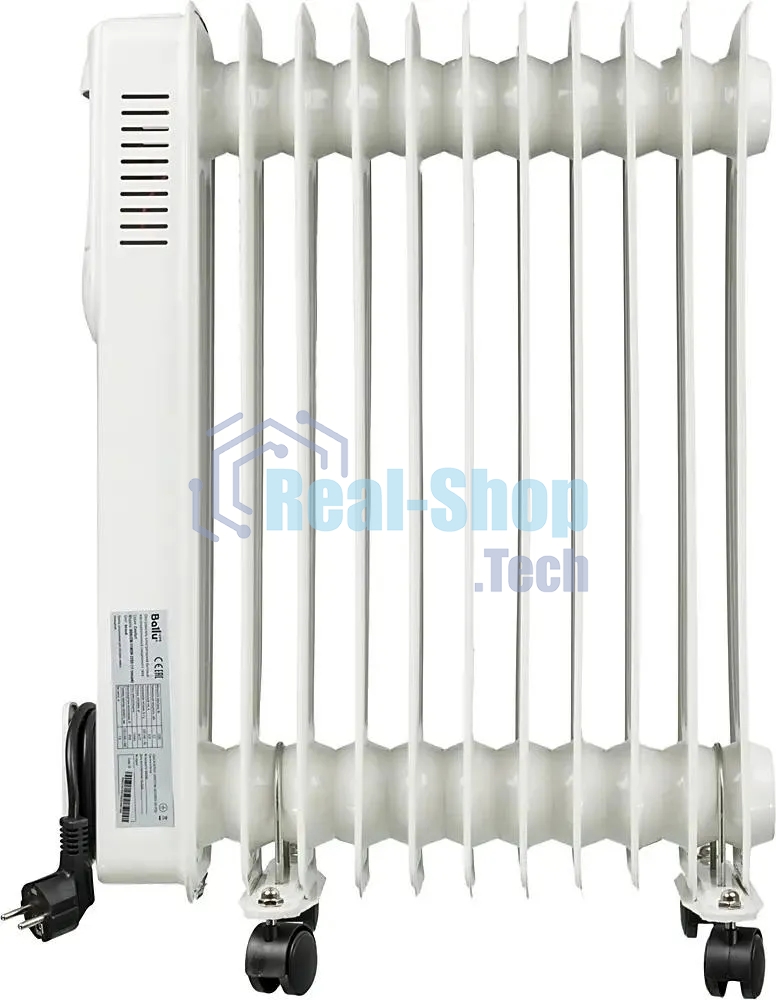 Обогреватель масляный Ballu Comfort BOH/CM-11WDN (11 секций) белый, 2200 Вт, 27 м2, термостат