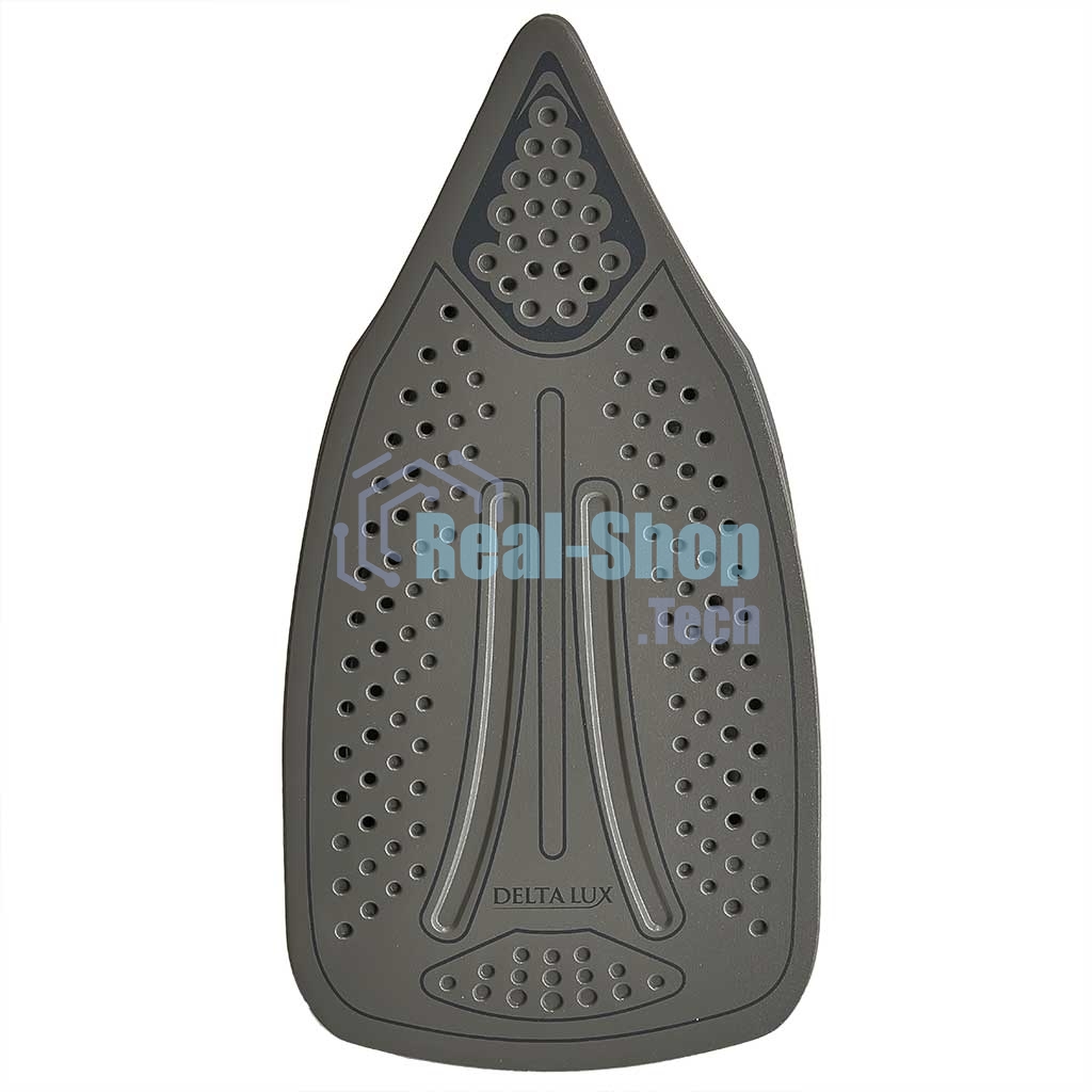 Утюг Delta LUX DL-712 белый с серо-голубым, 2400 Вт, 30 г/мин, 150 г/мин, 350 мл
