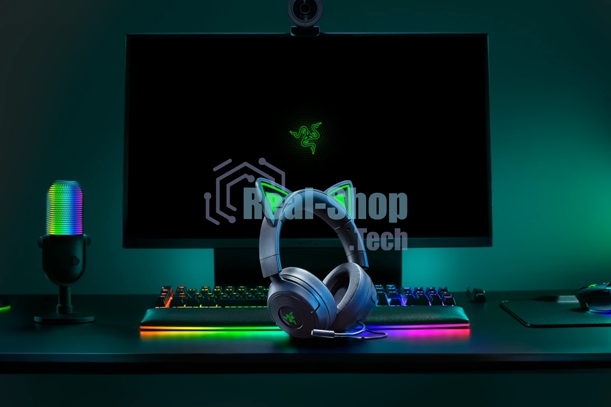 Гарнитура Razer Kraken Kitty V3 X черный, проводная, 3.5 мм