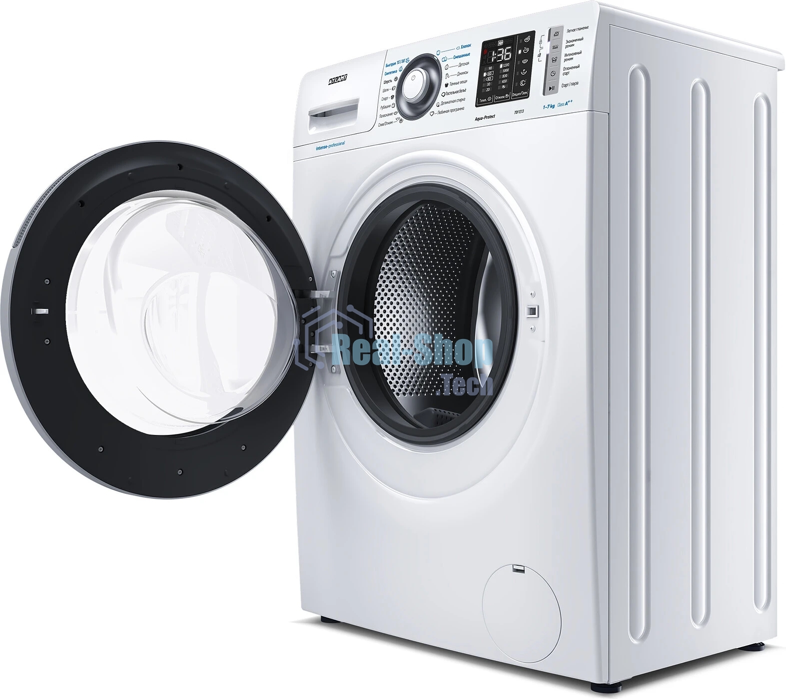Стиральная машина Atlant СМА 70У1213-01 белый, загрузка фронтальная 7 кг, 1200 об/мин., класс: А++