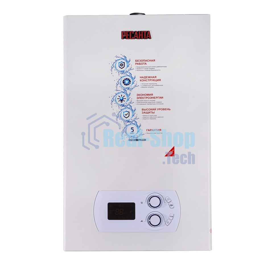 Газовый настенный двухконтурный котел ГК-24 Ресанта